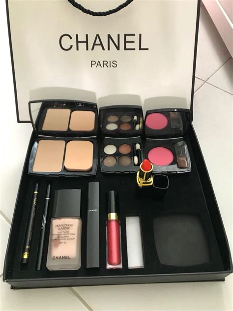 fake chanel makeup sets|chanel full makeup set.